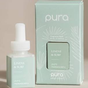 Pura Linens and Surf Smart Vial-Capri Blue Candles-The Bugs Ear