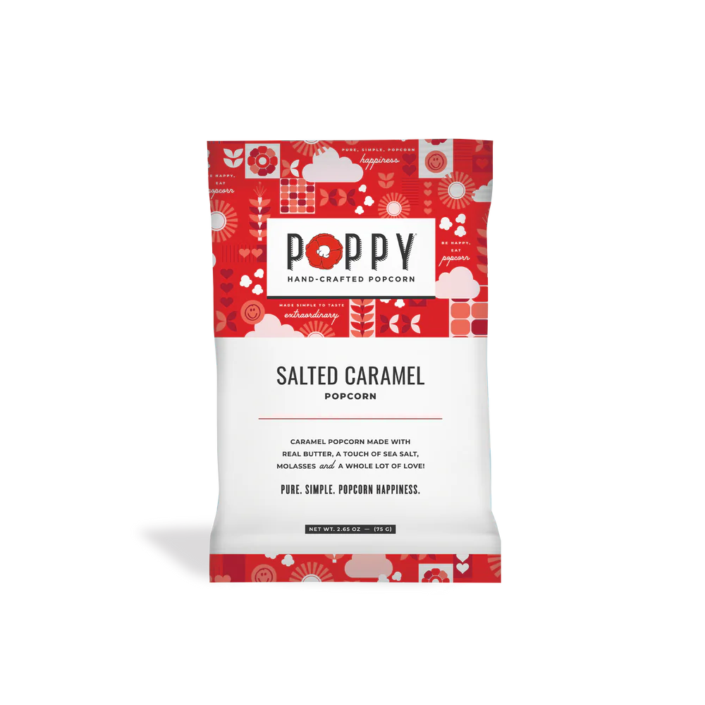 Poppy Popcorn Salted Caramel Snack Bag-Poppy Popcorn-The Bugs Ear