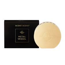 Scent Scene Gold Tone Metal Vessel Glasshouse-Glasshouse-The Bugs Ear