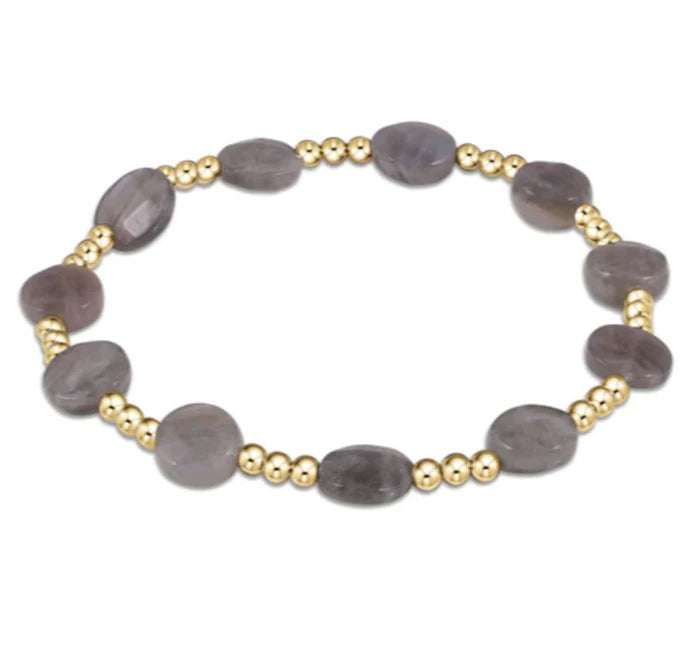 Enewton Admire Gold 3mm Bead Bracelet in Labradorite-Enewton-The Bugs Ear