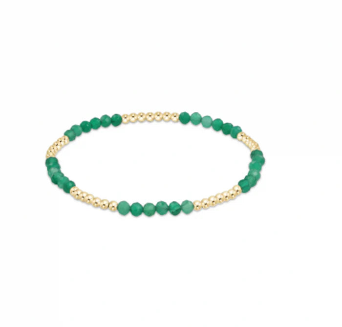 Enewton Blissful Pattern 2.5mm Bead Bracelet Green Onyx-Enewton-The Bugs Ear