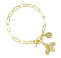 Susan Shaw Bee Paperclip Bracelet-Susan Shaw-The Bugs Ear