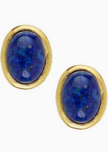 Susan Shaw Caroline Studs in Blue Lapis-Susan Shaw-The Bugs Ear