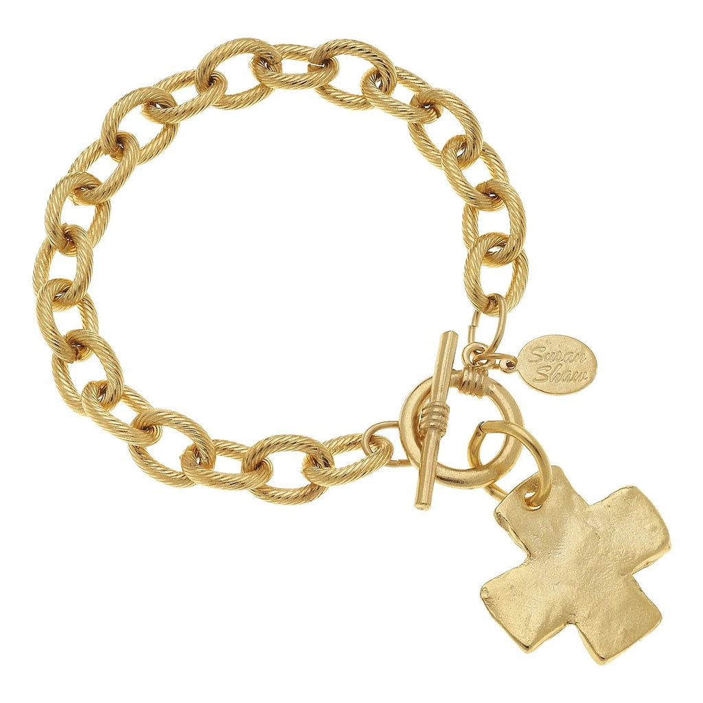 Susan Shaw Cross Toggle Bracelet-Susan Shaw-The Bugs Ear