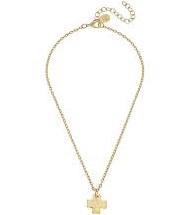 Susan Shaw Delicate Gold Cross Necklace-Susan Shaw-The Bugs Ear