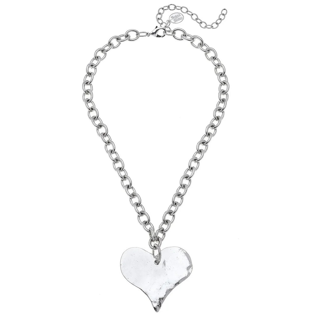 Susan Shaw Hand-cast Heart Necklace-Susan Shaw-The Bugs Ear