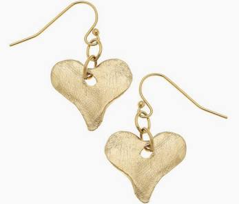Susan Shaw Small Heart Earrings-Susan Shaw-The Bugs Ear