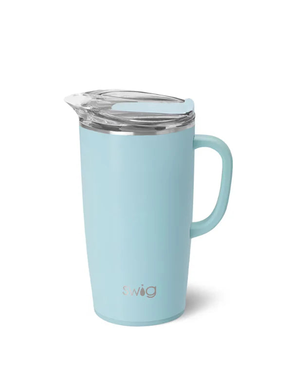 Swig Shimmer Aquamarine Party Pitcher 64oz-Swig-The Bugs Ear
