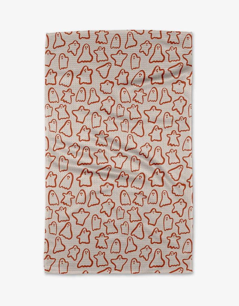 Geometry Cute Ghosts Tea Towel-Geometry Towel-The Bugs Ear