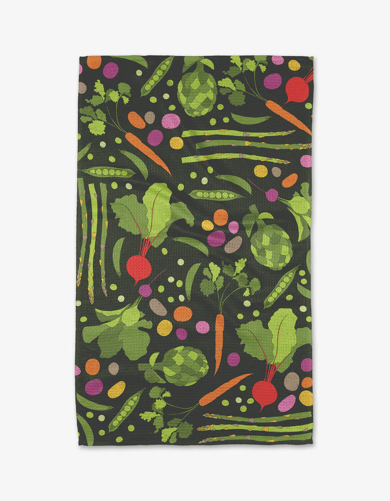 Geometry Spring Sprout Tea Towel-Geometry Towel-The Bugs Ear