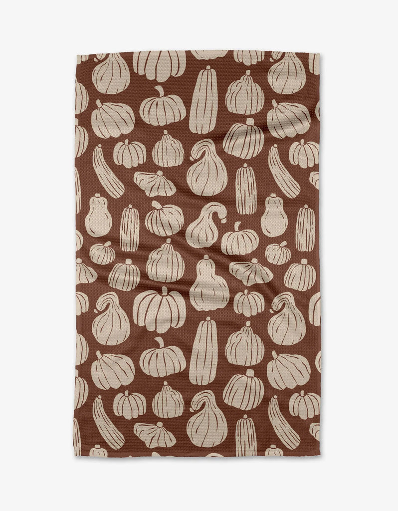 Geometry Squash Medley Tea Towel-Geometry Towel-The Bugs Ear