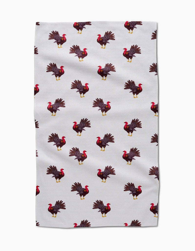 Geometry Turkey Trot Tea Towel-Geometry Towel-The Bugs Ear