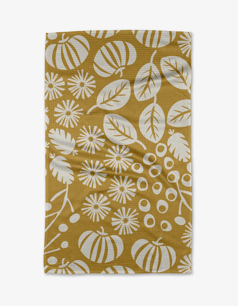 Geometry Harvest Toss Tea Towel-Geometry Towel-The Bugs Ear