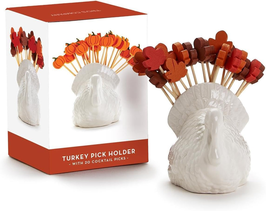 Turkey Pick Holder with 20 Picks-Two's Company-The Bugs Ear