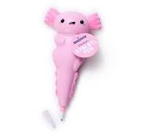 Pink Squishy Axolotl Pen-Two's Company-The Bugs Ear