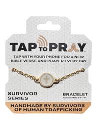 Versible Tap to Pray - Survivor Series Handmade Bracelet 14K Gold-Plated Vanilla Cross-Versible-The Bugs Ear