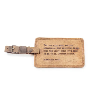 Leather Luggage Tag-Sugarboo Designs-The Bugs Ear