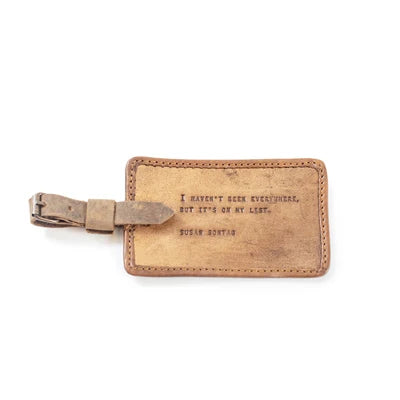 Leather Luggage Tag-Sugarboo Designs-The Bugs Ear