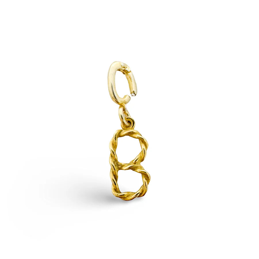 Alphabet Classic Gold Charms Ethicgoods-Ethicgoods-The Bugs Ear