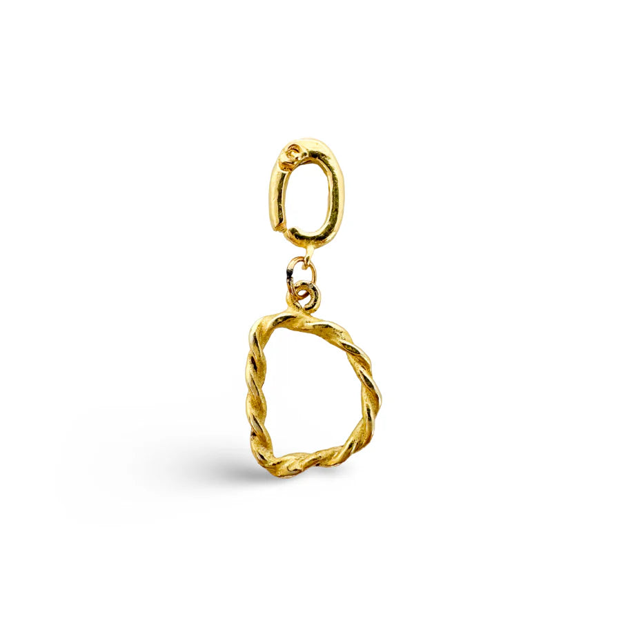 Alphabet Classic Gold Charms Ethicgoods-Ethicgoods-The Bugs Ear