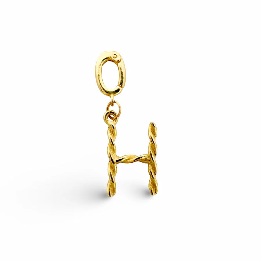 Alphabet Classic Gold Charms Ethicgoods-Ethicgoods-The Bugs Ear