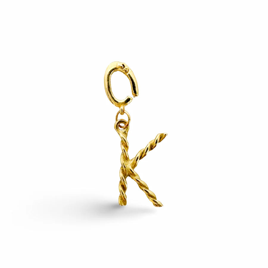 Alphabet Classic Gold Charms Ethicgoods-Ethicgoods-The Bugs Ear