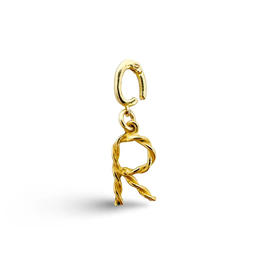 Alphabet Classic Gold Charms Ethicgoods-Ethicgoods-The Bugs Ear