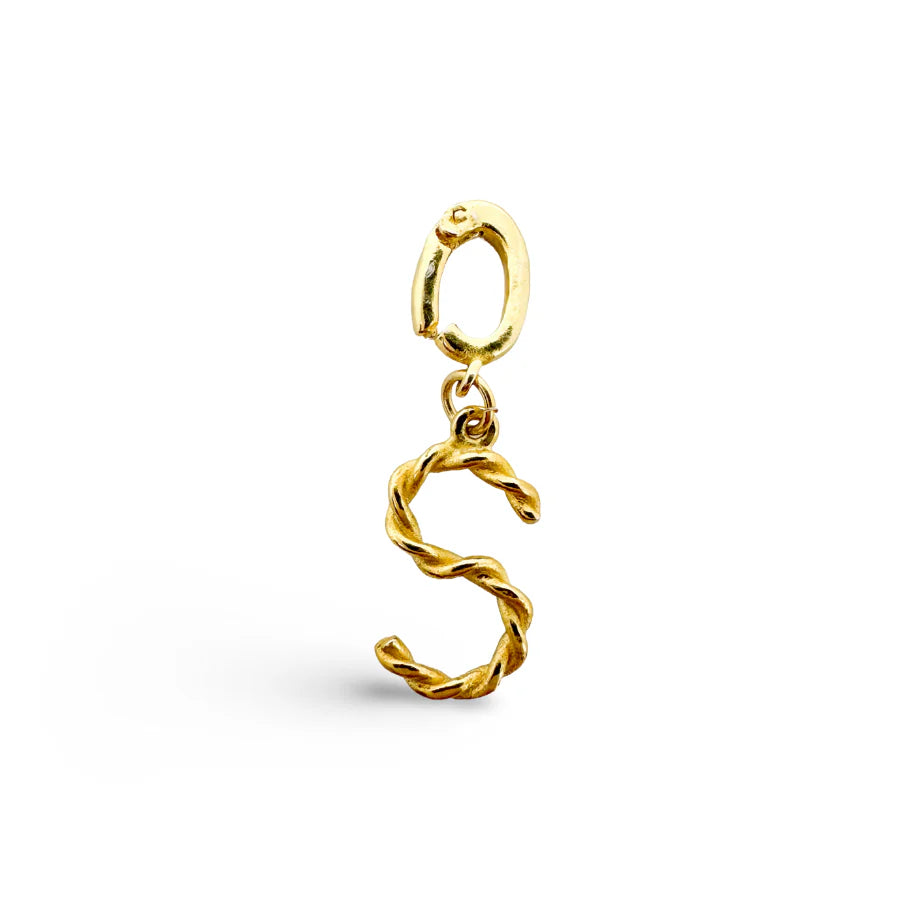 Alphabet Classic Gold Charms Ethicgoods-Ethicgoods-The Bugs Ear