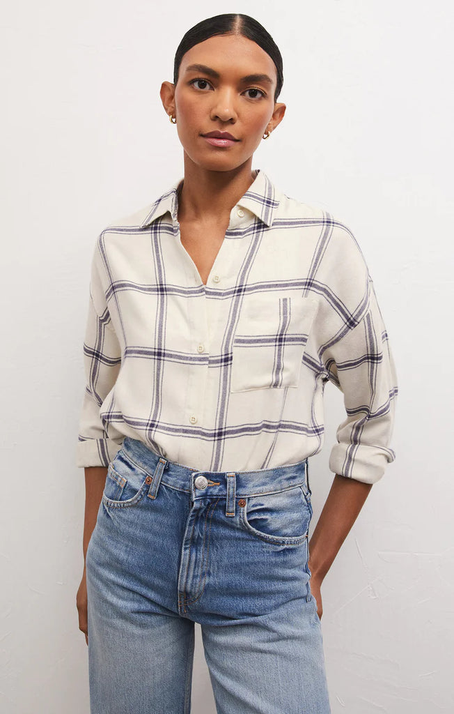 River Plaid Button Up in Inca-Z Supply-The Bugs Ear