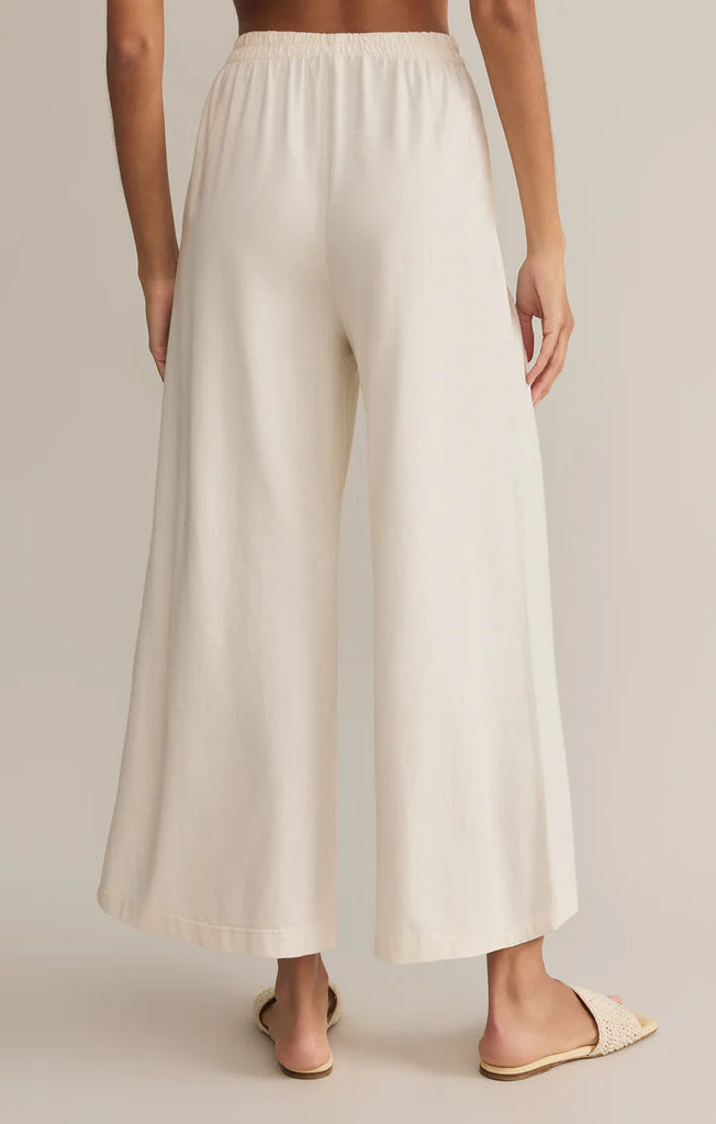 Z Supply Scout Jersey Flare Pant in Sea Salt-Z Supply-The Bugs Ear
