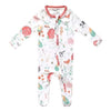 Copper Pearl Farmstead Zip-Up Footie Pajamas-Copper Pearl-The Bugs Ear