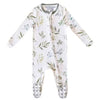 Copper Pearl Haven Zip-Up Footie Pajamas-Copper Pearl-The Bugs Ear