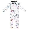 Copper Pearl Jo Zip-Up Footie Pajamas-Copper Pearl-The Bugs Ear