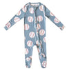 Copper Pearl Slugger Zip-Up Footie Pajamas-Copper Pearl-The Bugs Ear