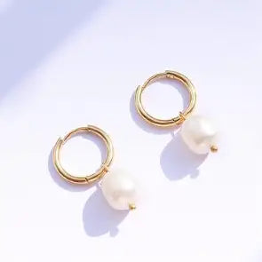 Drop Pearl Earrings-3 Souls-The Bugs Ear