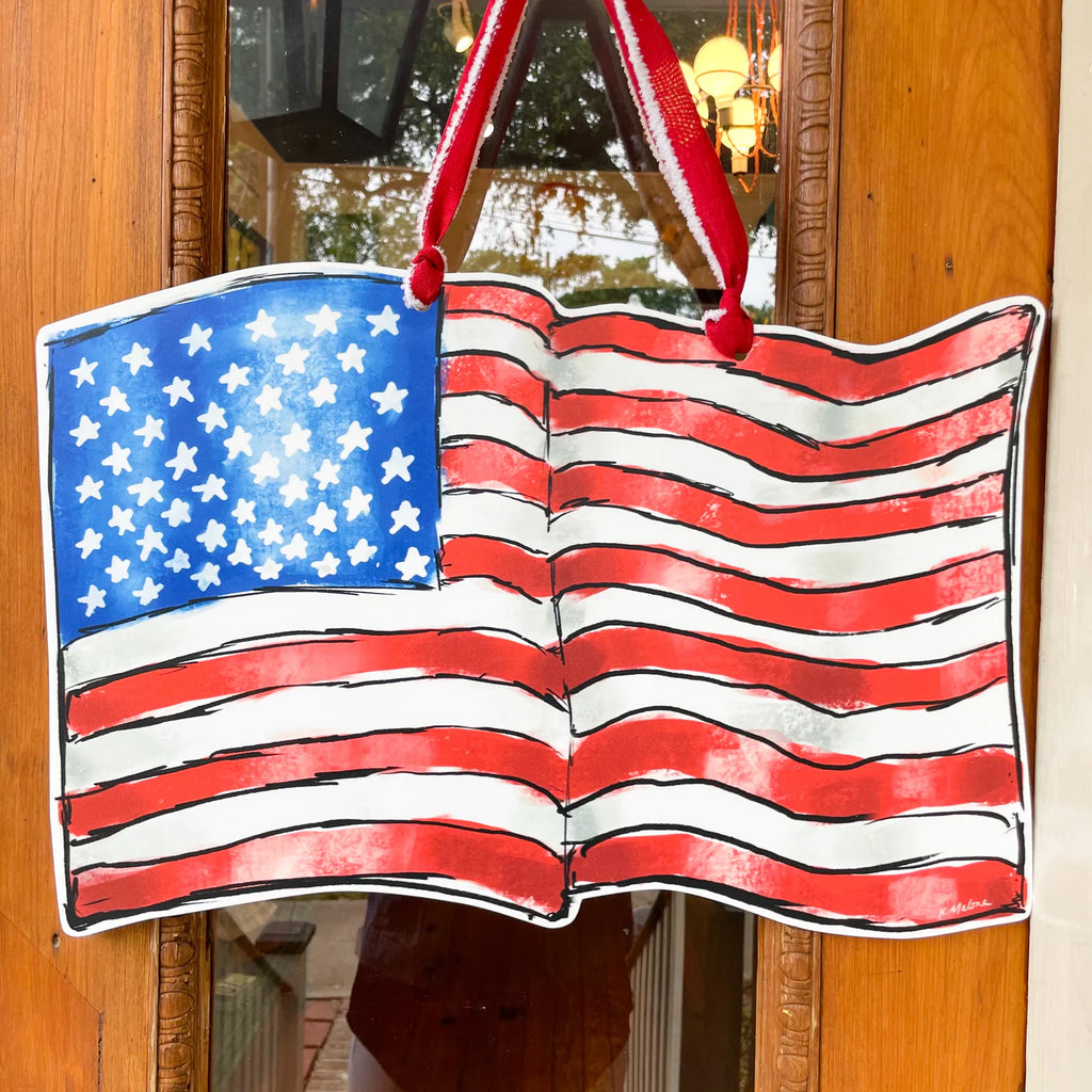 American Flag Door Hanger-Home Malone-The Bugs Ear