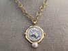 Susan Shaw Horse Coin Chain Necklace