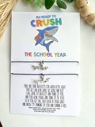 Shark Crush Back to School Wish Bracelet Mommy and Me-The Bug's Ear-The Bugs Ear