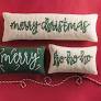 Christmas Chunky Knit Pillow Mud Pie-Mud pie-The Bugs Ear