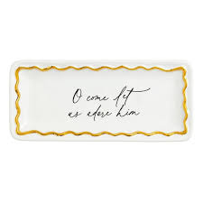 Adore Him Gold Everything Tray Mud Pie-Mud pie-The Bugs Ear