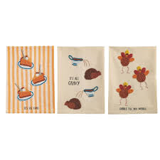 Thanksgiving Towels Mud Pie-Mud pie-The Bugs Ear