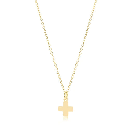 Enewton egirl Necklace Gold Signature Cross Gold Charm-Enewton-The Bugs Ear