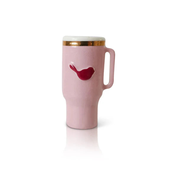 Nora Fleming Sip Happens Pink Cup-Nora Fleming-The Bugs Ear