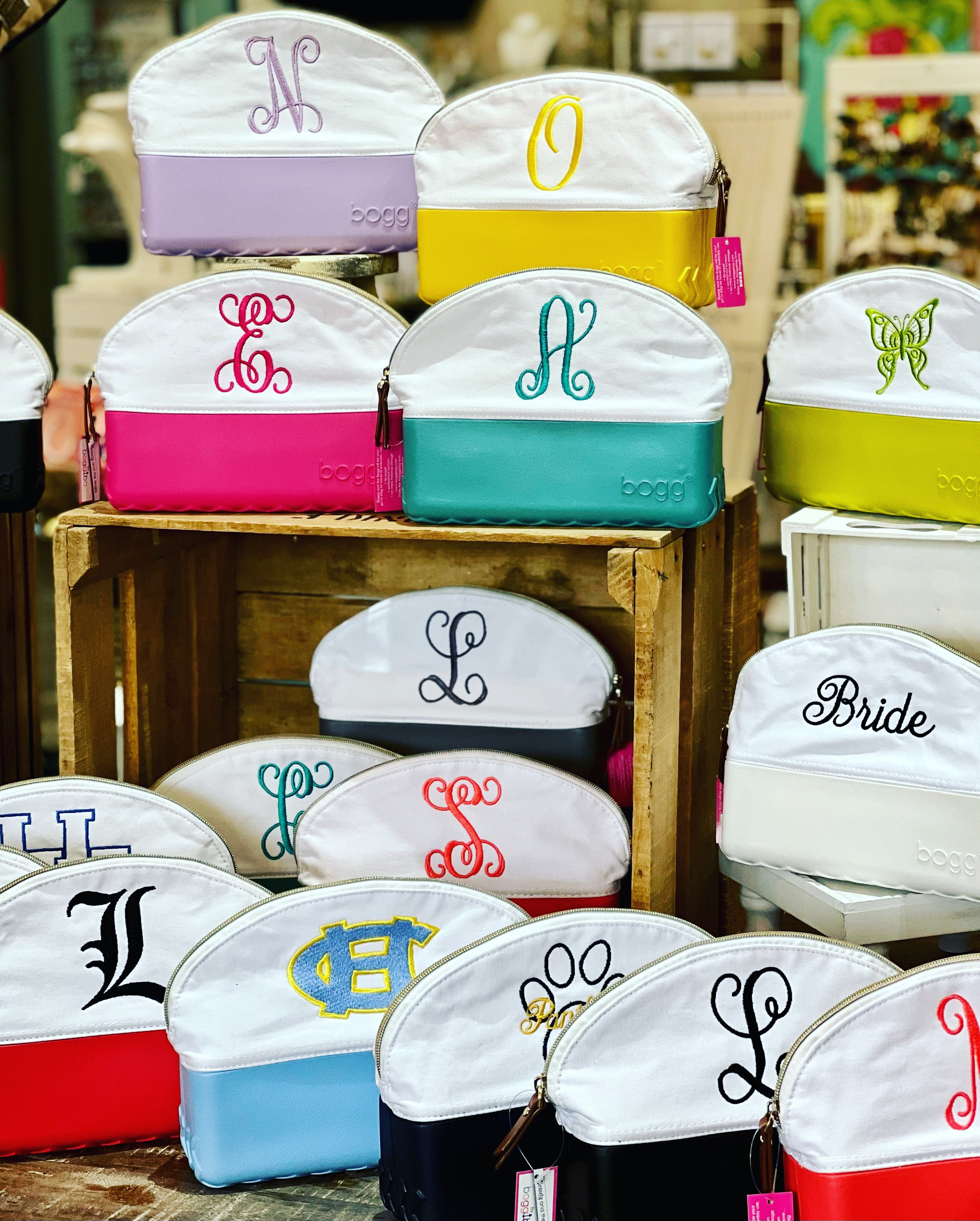 Bogg Bag - Monogrammed Beauty and the Bogg Cosmetic cases make eggcellent  gifts for Easter 🐣 @roots_southern