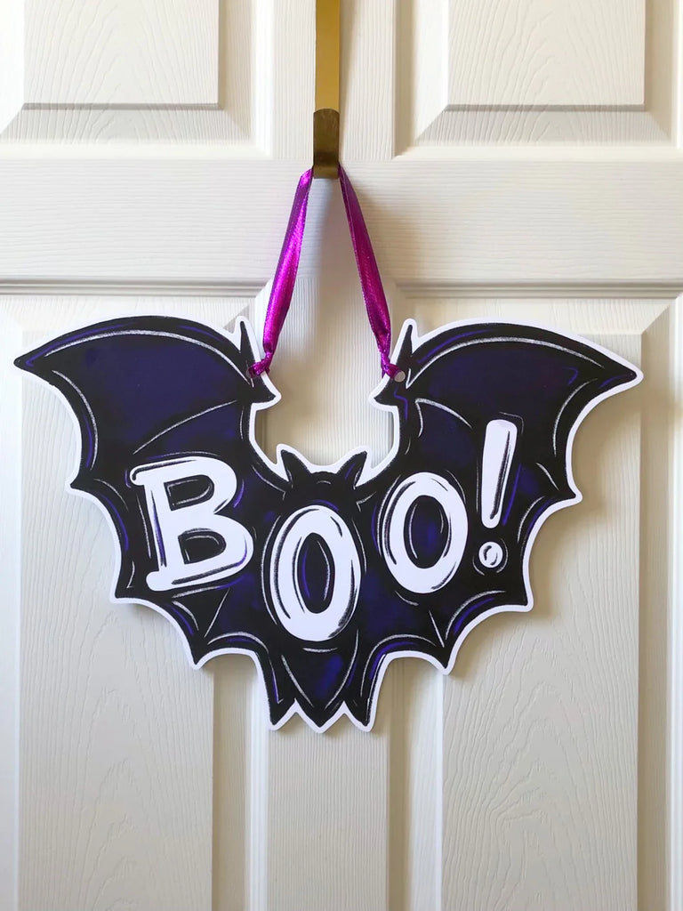 Boo! Bat Door Hanger-Home Malone-The Bugs Ear