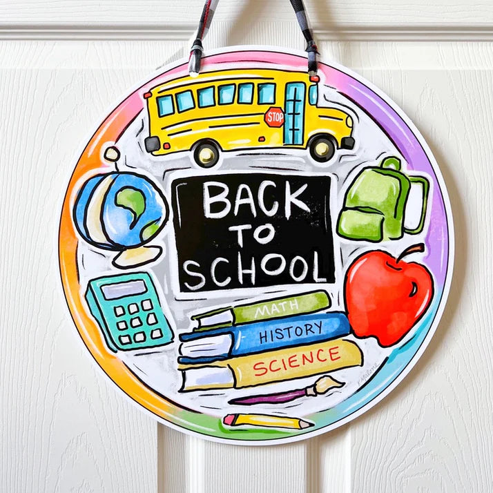 Back To School Door Hanger-Home Malone-The Bugs Ear