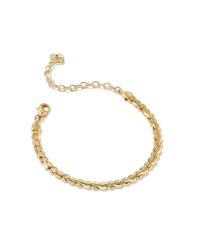 Kendra Scott Brielle Chain Bracelet in Gold-Kendra Scott-The Bugs Ear