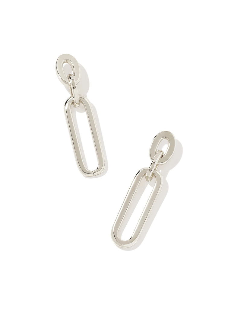 Kendra Scott Heather Linear Earrings in Silver-Kendra Scott-The Bugs Ear