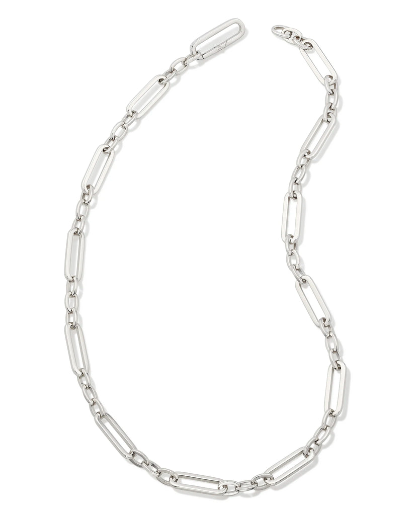 Kendra Scott Heather Link and Chain Necklace in Silver-Kendra Scott-The Bugs Ear