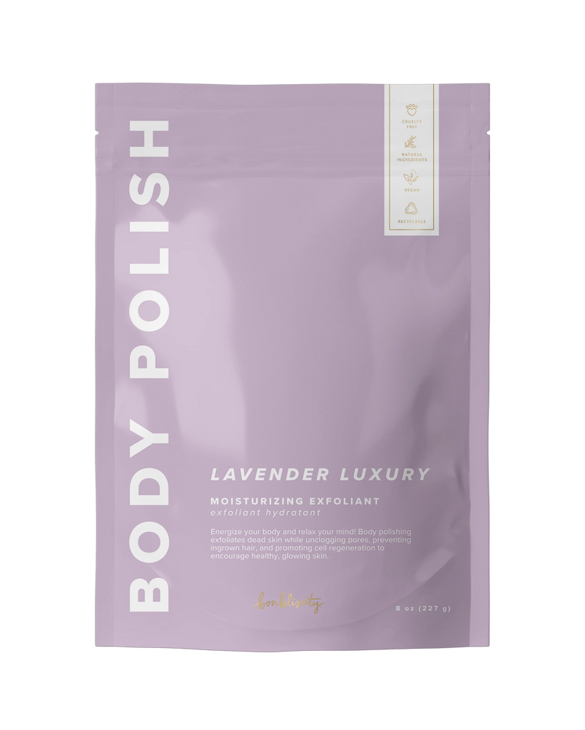 Body Polish Body Scrub in Lavender Luxury-Bonblissity-The Bugs Ear